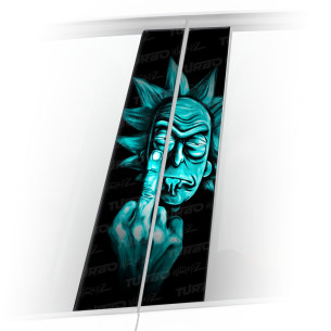 Naklejka na słupek samochodowy Rick Fck | TurboWrapz.com