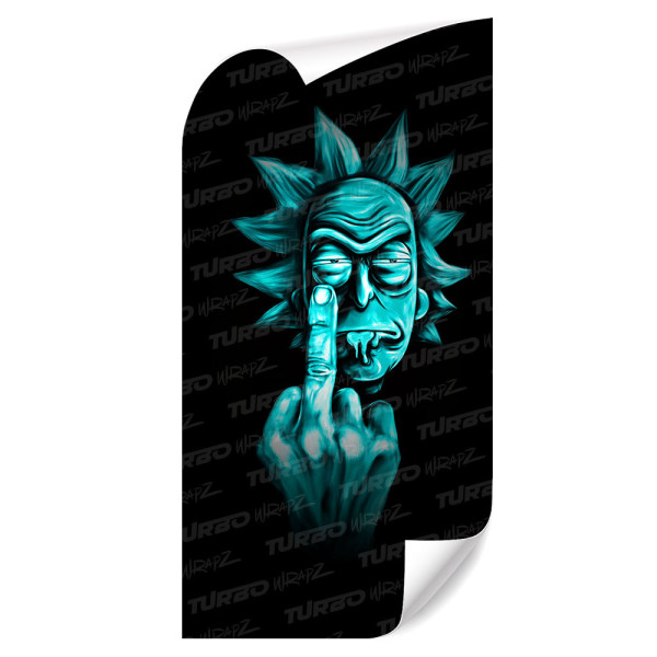 Sticker for car pillar Rick Fck | TurboWrapz.com