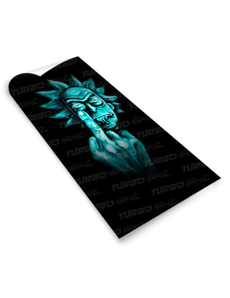 Sticker for car pillar Rick Fck | TurboWrapz.com