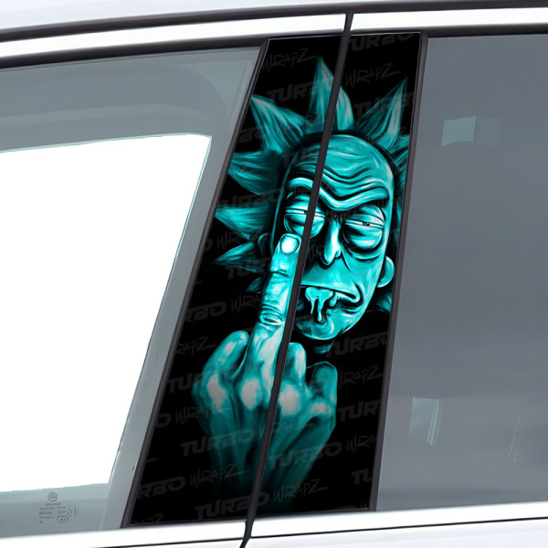 Naklejka na słupek samochodowy Rick Fck | TurboWrapz.com