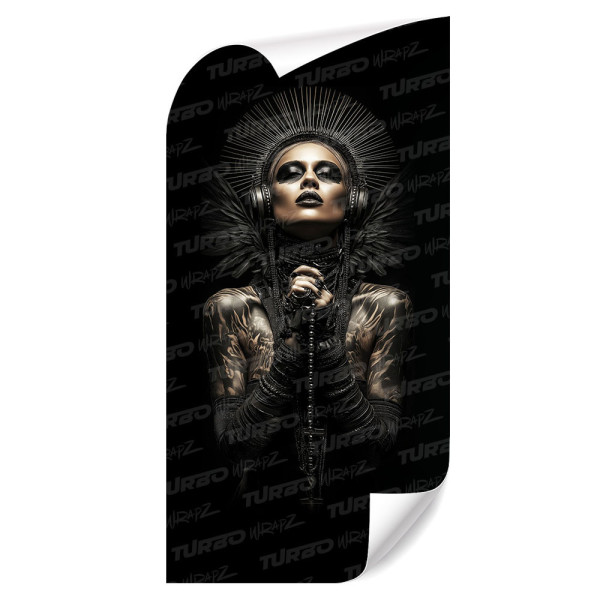 Naklejka na słupek samochodowy Cyber Queen | TurboWrapz.com