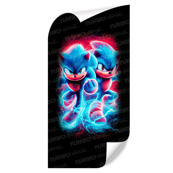 Naklejka na słupek samochodowy Sonic 1 | TurboWrapz.com