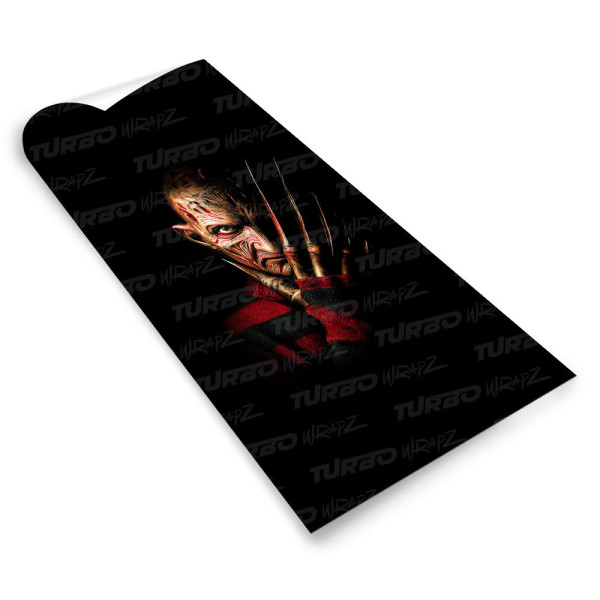 Sticker for car pillar Freddie Krueger | TurboWrapz.com