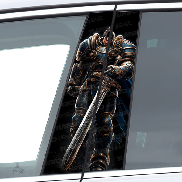 Naklejka na słupek samochodowy Garen | TurboWrapz.com