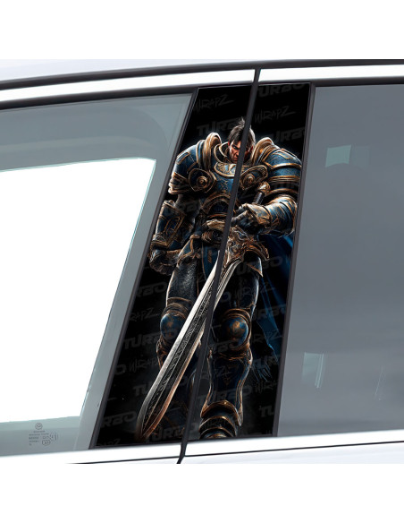 Sticker for car pillar Garen | TurboWrapz.com