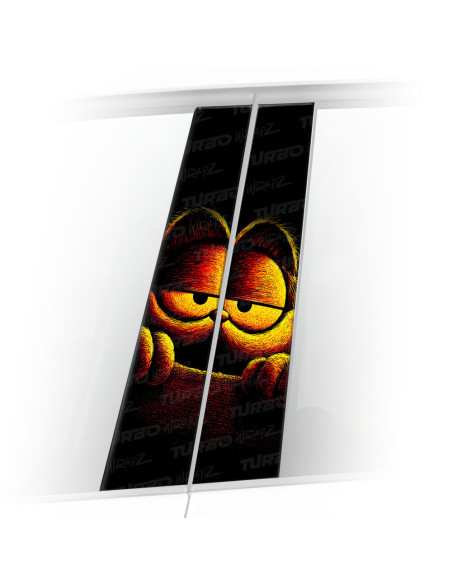 Naklejka na słupek samochodowy Garfield 2 | TurboWrapz.com