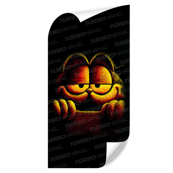 Sticker for car pillar Garfield 2 | TurboWrapz.com