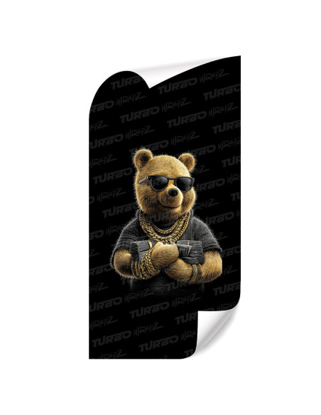 Sticker for car pillar Puchatek Milioner | TurboWrapz.com