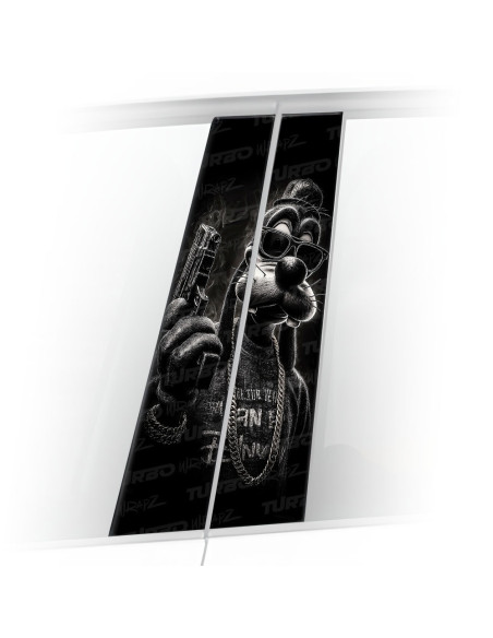 Sticker for car pillar Goofy Mafia | TurboWrapz.com