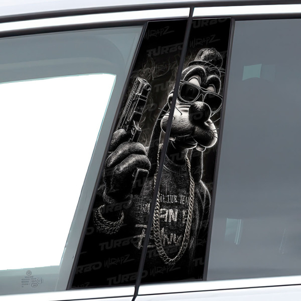 Naklejka na słupek samochodowy Goofy Mafia | TurboWrapz.com