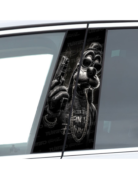 Naklejka na słupek samochodowy Goofy Mafia | TurboWrapz.com