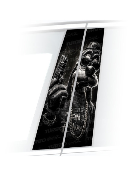 Naklejka na słupek samochodowy Goofy Mafia | TurboWrapz.com