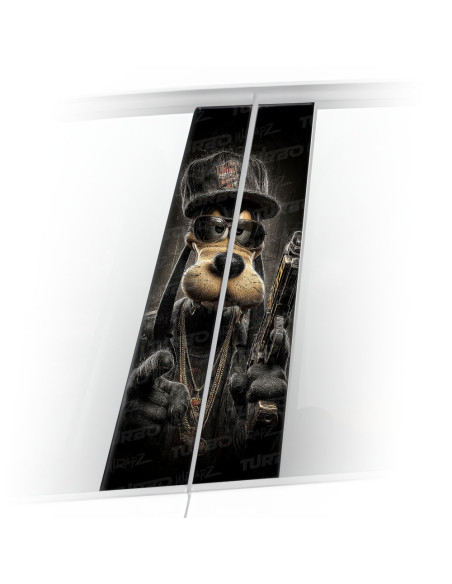 Naklejka na słupek samochodowy Goofy Mafia 2 | TurboWrapz.com