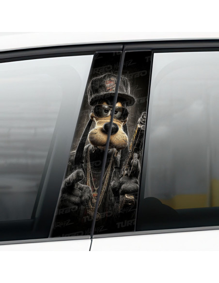 Naklejka na słupek samochodowy Goofy Mafia 2 | TurboWrapz.com