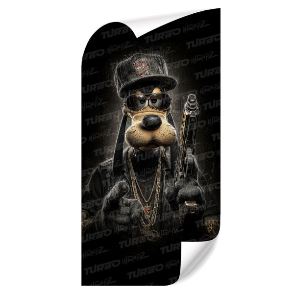 Sticker for car pillar Goofy Mafia 2 | TurboWrapz.com