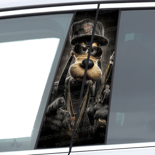 Naklejka na słupek samochodowy Goofy Mafia 2 | TurboWrapz.com