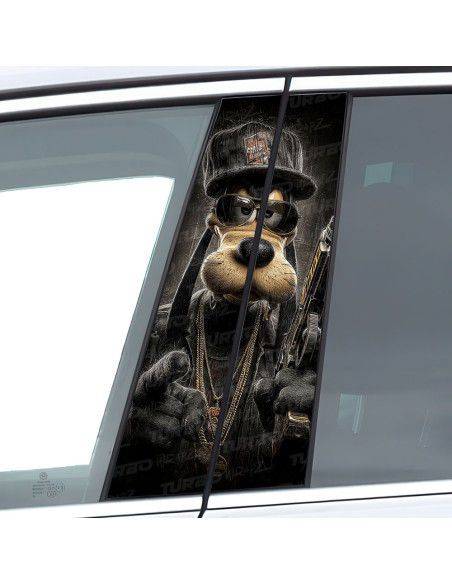 Naklejka na słupek samochodowy Goofy Mafia 2 | TurboWrapz.com