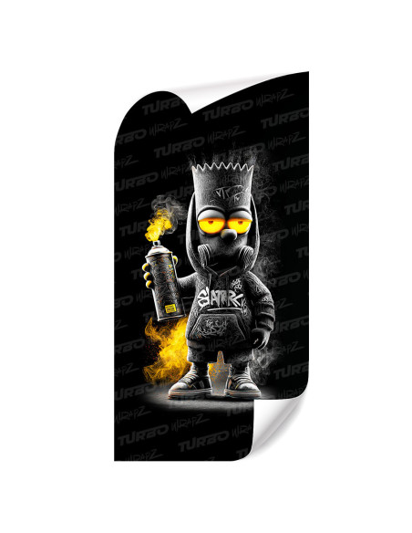 Sticker for car pillar Bart Graficiarz | TurboWrapz.com