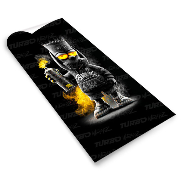 Sticker for car pillar Bart Graficiarz | TurboWrapz.com