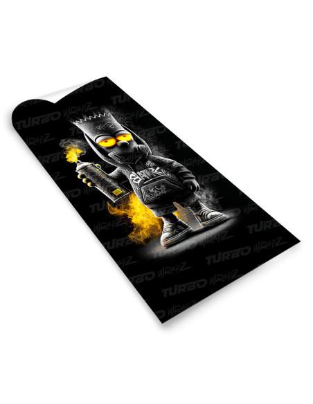 Sticker for car pillar Bart Graficiarz | TurboWrapz.com