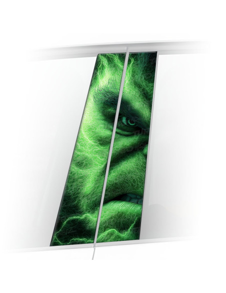 Sticker for car pillar HULK | TurboWrapz.com