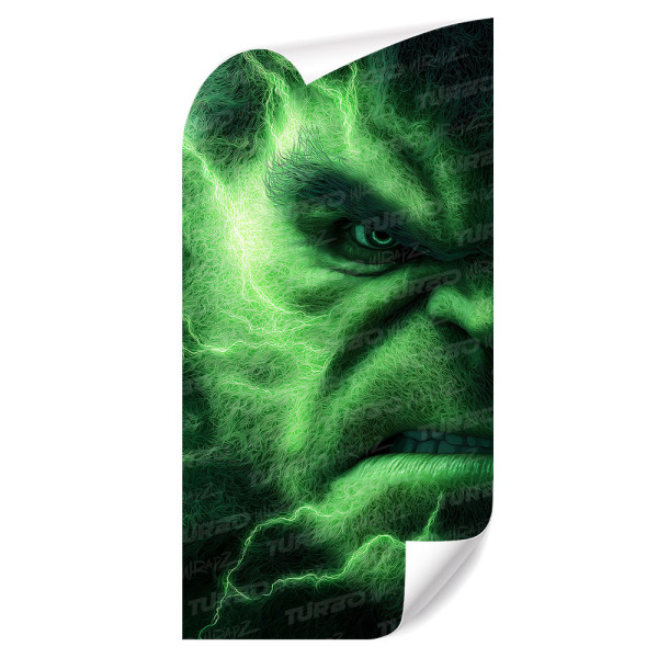 Sticker for car pillar HULK | TurboWrapz.com