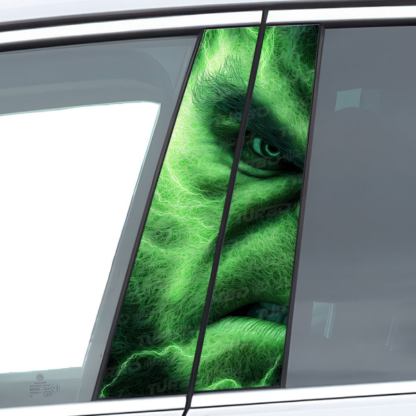 Sticker for car pillar HULK | TurboWrapz.com