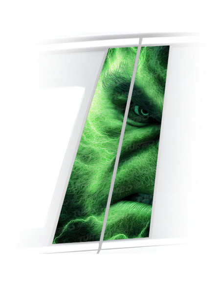 Sticker for car pillar HULK | TurboWrapz.com