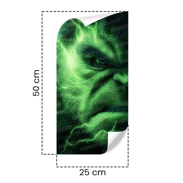 Sticker for car pillar HULK | TurboWrapz.com
