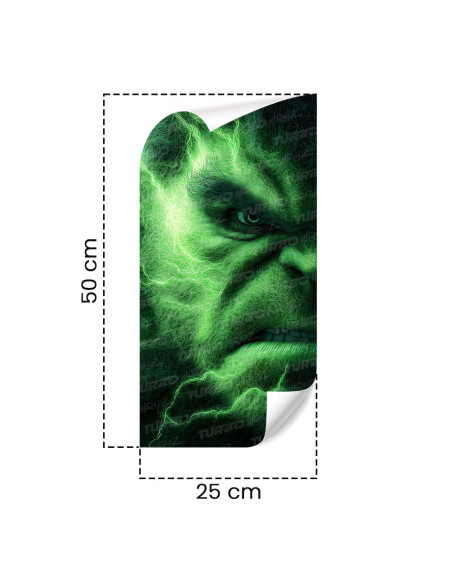 Sticker for car pillar HULK | TurboWrapz.com