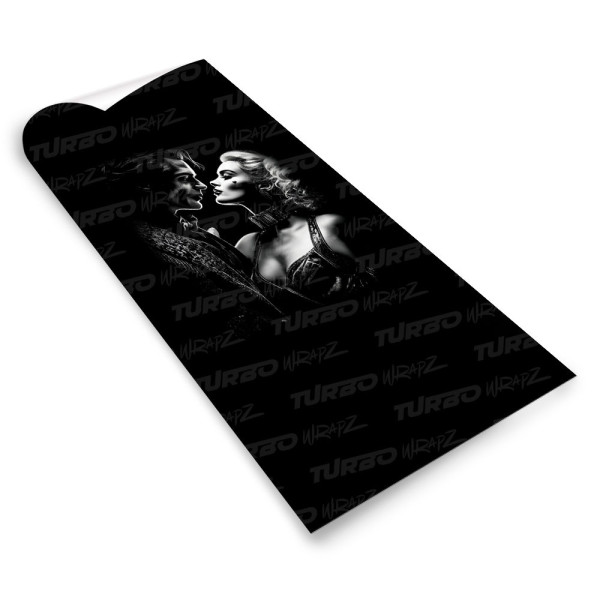 Sticker for car pillar Harley Quinn i Joker | TurboWrapz.com