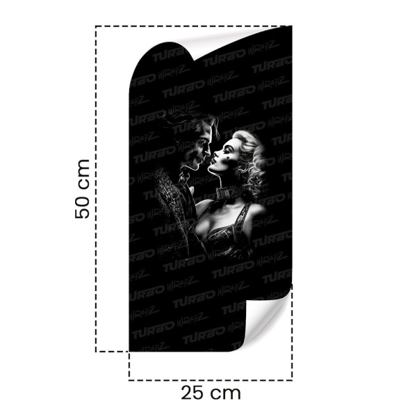 Sticker for car pillar Harley Quinn i Joker | TurboWrapz.com