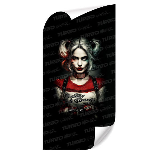 Naklejka na słupek samochodowy Harley Quinn 2 | TurboWrapz.com