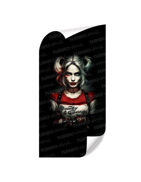 Sticker for car pillar Harley Quinn 2 | TurboWrapz.com