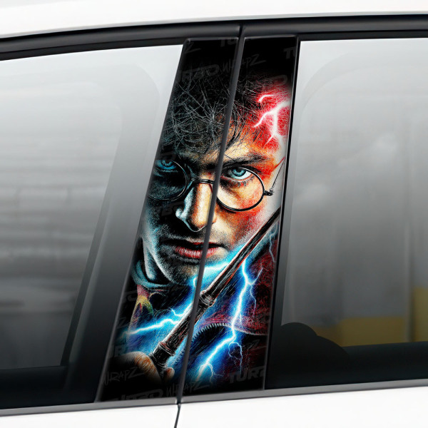 Sticker for car pillar Harry Potter | TurboWrapz.com