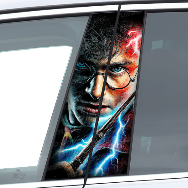 Sticker for car pillar Harry Potter | TurboWrapz.com