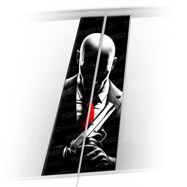 Naklejka na słupek samochodowy Hitman | TurboWrapz.com