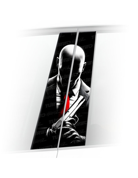 Naklejka na słupek samochodowy Hitman | TurboWrapz.com