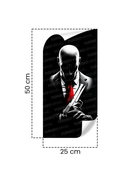 Naklejka na słupek samochodowy Hitman | TurboWrapz.com