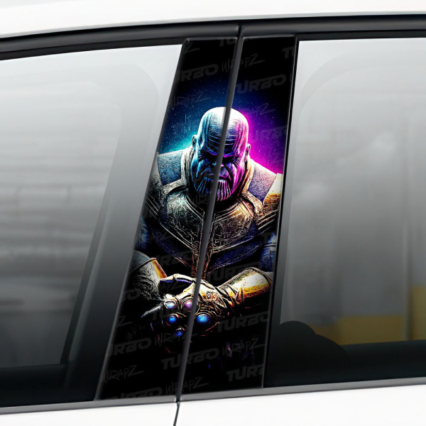 Sticker for car pillar Thanos | TurboWrapz.com