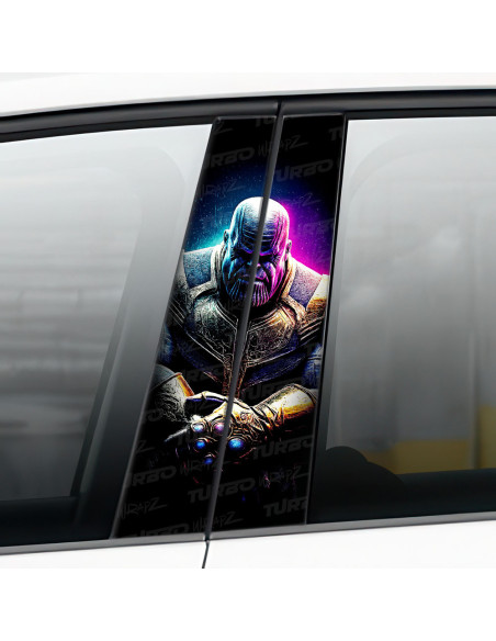 Sticker for car pillar Thanos | TurboWrapz.com