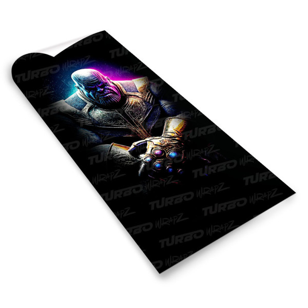Sticker for car pillar Thanos | TurboWrapz.com