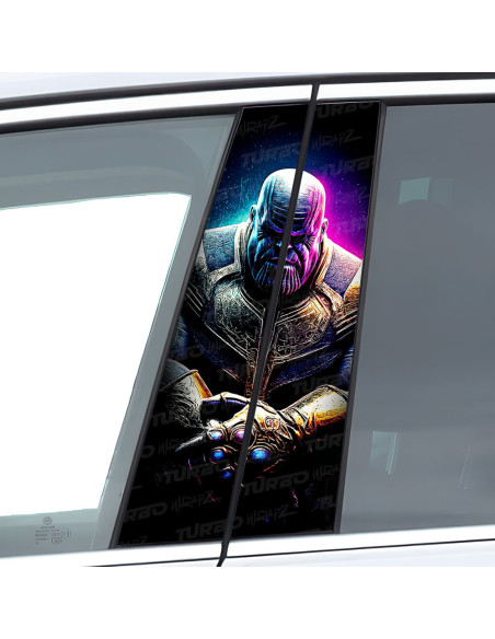 Sticker for car pillar Thanos | TurboWrapz.com