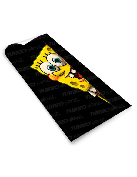 Sticker for car pillar Spongebob look 2 | TurboWrapz.com