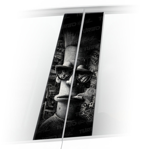 Naklejka na słupek samochodowy Chill man | TurboWrapz.com