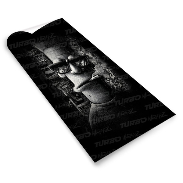 Sticker for car pillar Chill man | TurboWrapz.com