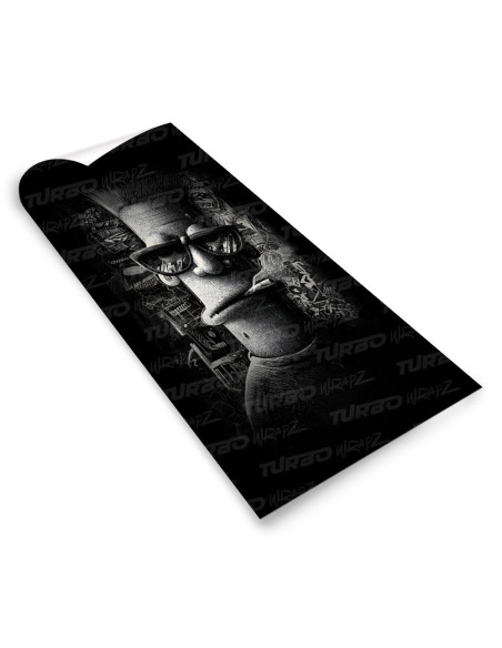 Sticker for car pillar Chill man | TurboWrapz.com