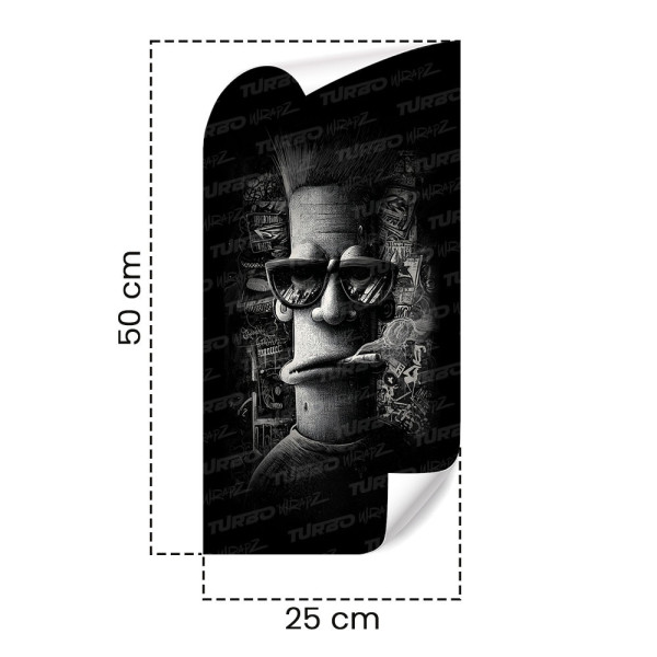 Sticker for car pillar Chill man | TurboWrapz.com