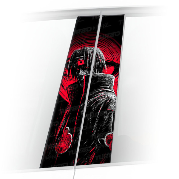 Sticker for car pillar Itachi | TurboWrapz.com