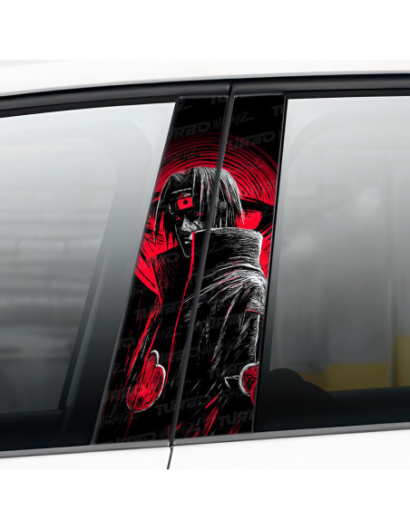 Sticker for car pillar Itachi | TurboWrapz.com